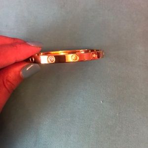 Gold colored bracelet